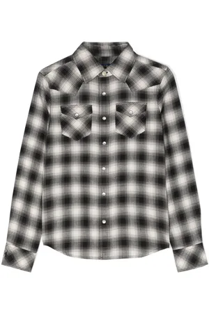 Ralph Lauren Plaid-pattern cotton shirt