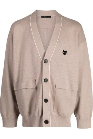 SONGZIO Trace Panther V-neck cardigan