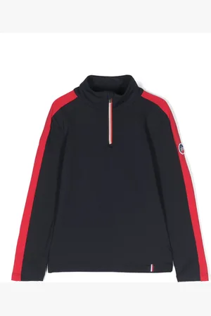 Fusalp Kids Contrasting-stripe logo jumper