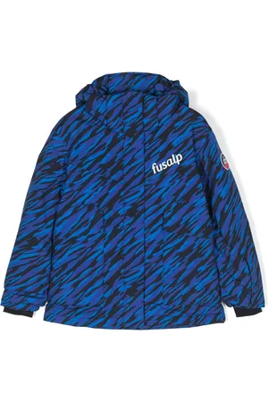 Fusalp Kids Abyss-print ski jacket