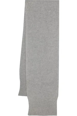 PAURA Ribbed-edge virgin wool scarf