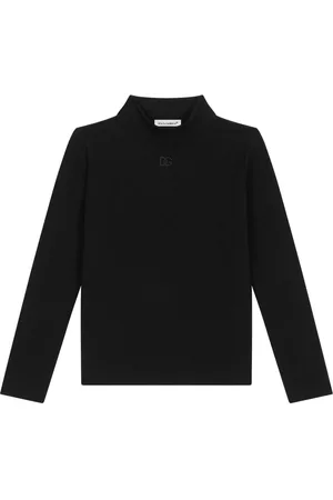 Dolce & Gabbana Logo-embroidered high-neck top