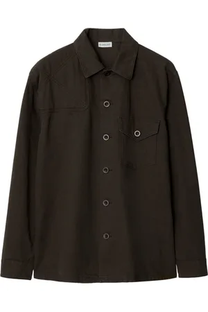 Burberry Panelled cotton shirt