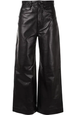 Proenza Schouler High-rise leather culottes