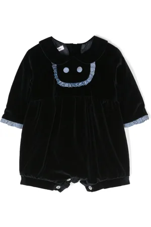 JESURUM BABY Ruffle velvet romper