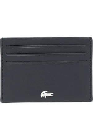 Lacoste Fitzgerald logo-plaque leather cardholder