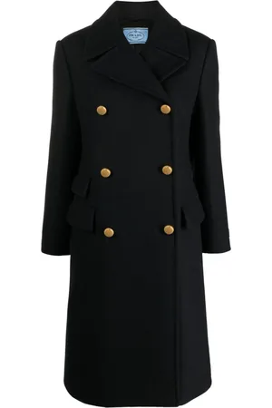 Prada Virgin wool double-breasted coat