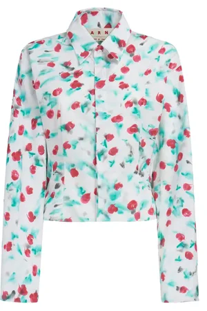 Marni Floral-print cotton shirt