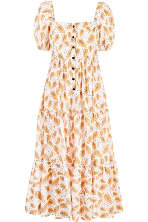 Pitusa Play Praire papaya-print dress