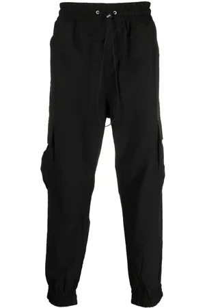BLUE SKY INN Cargo-pockets drawstring-waistband track pants