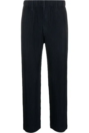 Issey Miyake MC September pliss?? straight-leg trousers