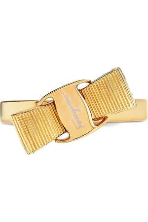 Salvatore Ferragamo Vara bow polished ring