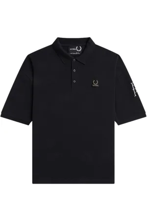 Fred Perry Logo-plaque cotton polo shirt