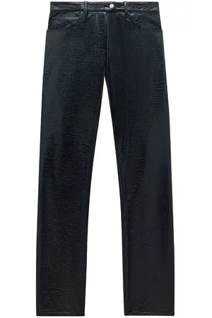 Courrèges Straight-leg vinyl trousers