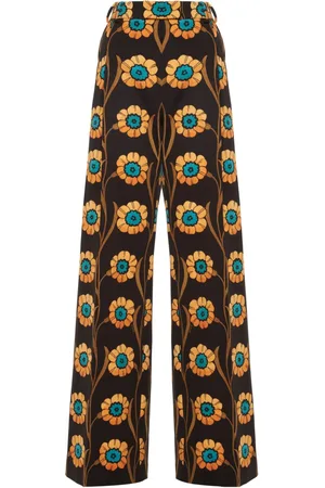 La DoubleJ La Comasca floral-print trousers