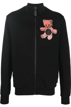 Philipp Plein Teddy Bear zip-up sweatshirt