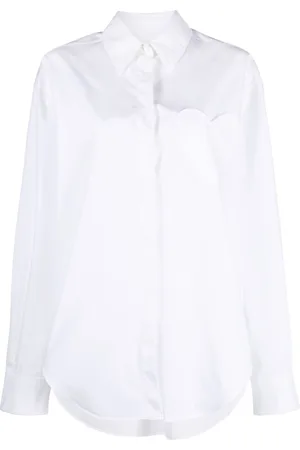 Moschino Heart-patch cotton shirt