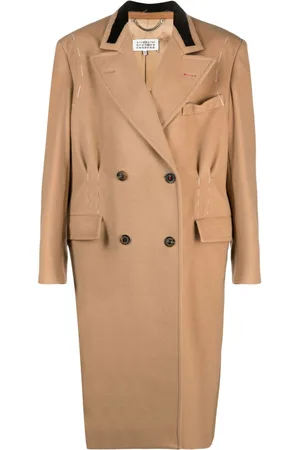 Maison Margiela Four-stitch double-breasted coat