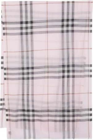 Burberry Giant Check wool-blend scarf