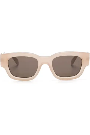 Palm Angels Logo-plaque square-frame sunglasses
