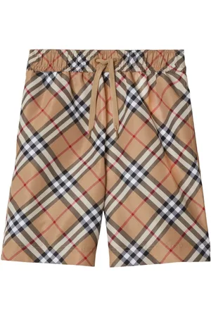 Burberry Vintage-check drawstring-waist shorts