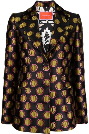 La DoubleJ 24/7 patterned-jacquard jacket
