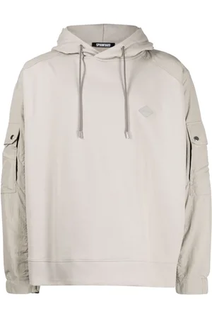 Spoonyard Logo-appliqu?? panelled hoodie