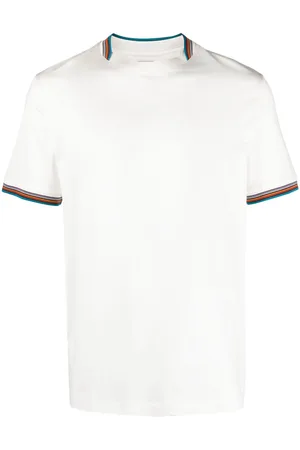 Paul Smith Stripe-trim cotton T-shirt