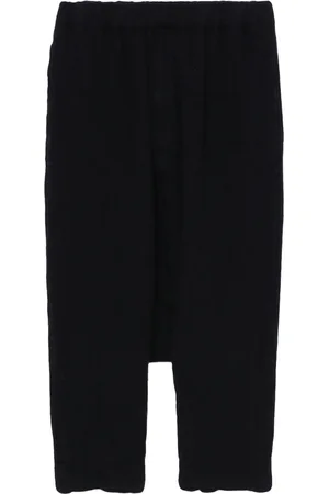Comme des Garçons Drop-crotch cropped trousers