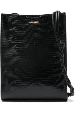 Jil Sander Tangle Rings leather crossbody bag