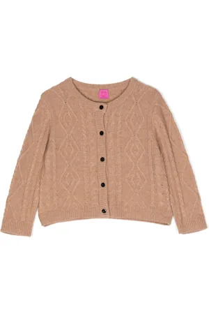 Cashmere In Love Alaska Mini cable-knit wool blend cardigan