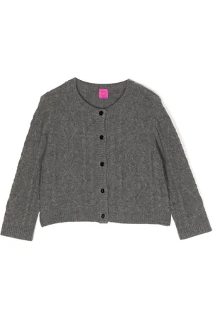 Cashmere In Love Alaska Mini cable-knit wool blend cardigan
