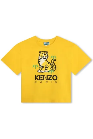 Kenzo Kotora tiger-print organic cotton T-shirt