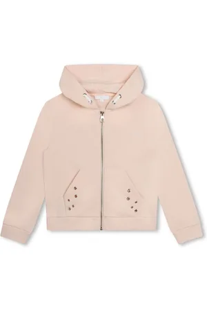 Chloé Eyelet-detail hooded jacket
