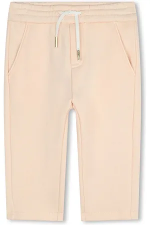Chloé Logo-embroidered organic cotton leggings