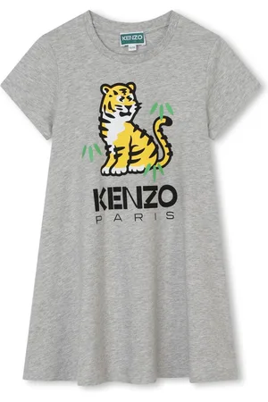 Kenzo Logo-print cotton dress