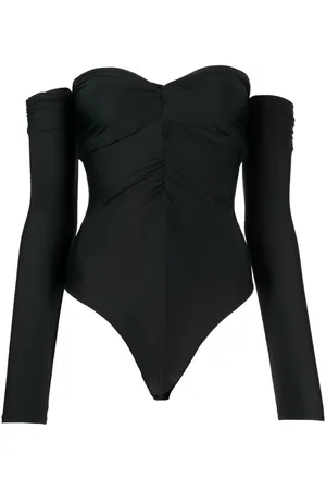 FLEUR DU MAL Ruched bodysuit