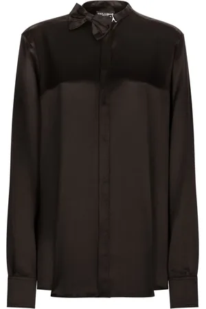 Dolce & Gabbana Bow-detail long-sleeve shirt