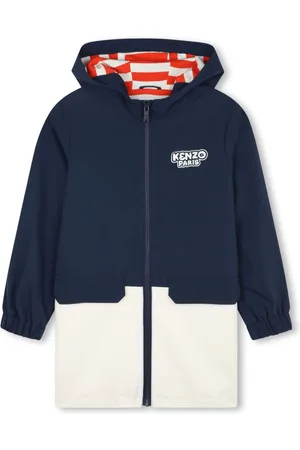 Kenzo Logo-print windbreaker coat