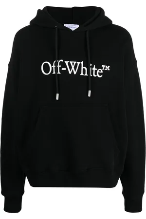 OFF-WHITE Big Bookish Skate cotton hoodie