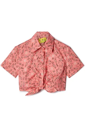 OFF-WHITE Bandana-print cotton shirt