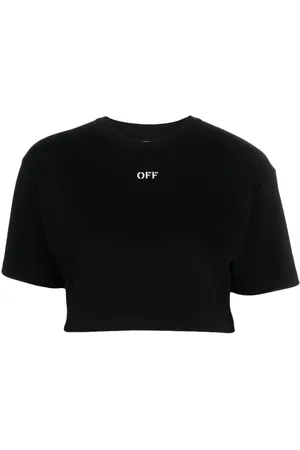 OFF-WHITE Off-Stamp cropped T-shirt