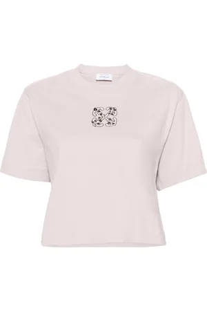 OFF-WHITE Bling Leaves Arrow T-shirt