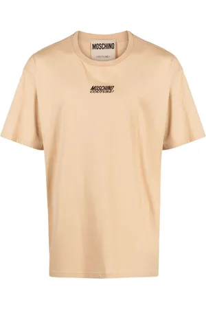 Moschino Logo-embroidered cotton T-shirt