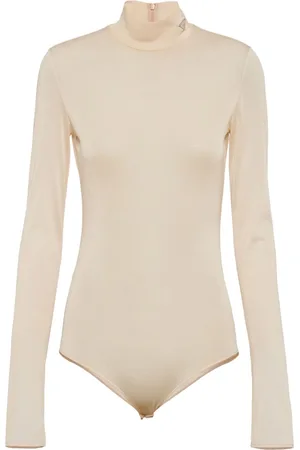Prada Gazar triangle-logo bodysuit