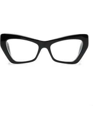 Balenciaga Logo-lettering cat-eye glasses