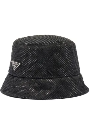Prada Chapéu Bucket De Pelos Com Logo - Farfetch