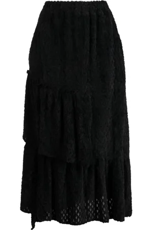 tout a coup Tiered A-line midi skirt
