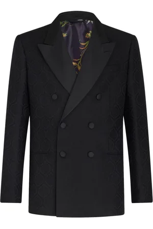 Etro Jacquard double-breasted blazer