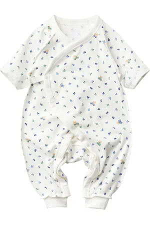 Familiar Graphic-print cotton romper
